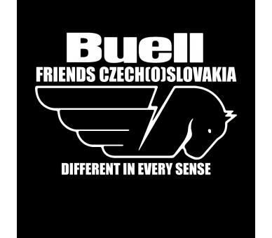 Aufnäher Buellfriends Tschechien (o) Slowakei Verein oval 12 cm ohne Namen
