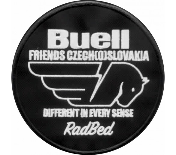 Nášivka Buellfriends Czech (o) Slovakia klubová oválna 12 cm s menom